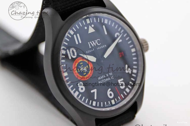 MIROTIME 0403 Mark XVIII ‘TOPGUN SFTI’ Ceramic M+F Best Edition Black Dial on Black Nylon Strap A MultiPurpose 7047